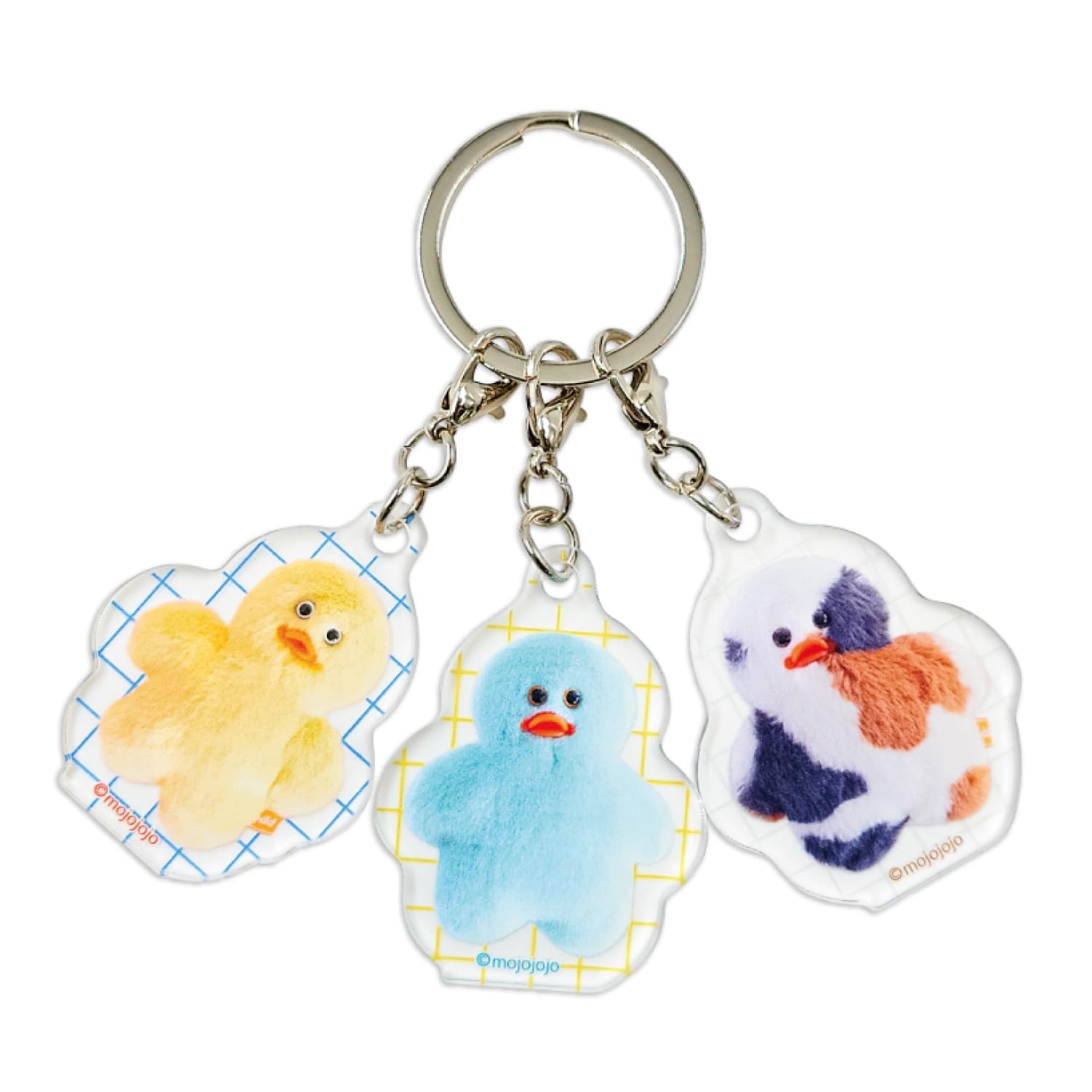 Amazon.co.jp: mojojojo 3連 アクリル キーホルダー birds とり マリモ
